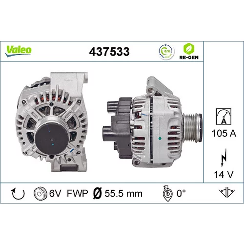 Alternátor VALEO 437533