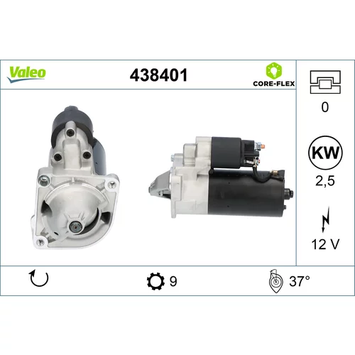 Štartér VALEO 438401