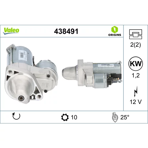 Štartér VALEO 438491