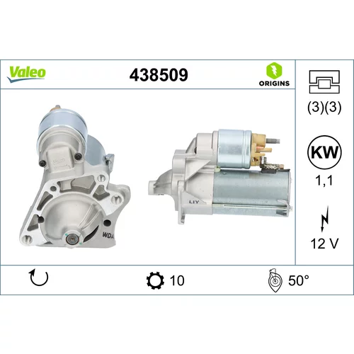 Štartér VALEO 438509