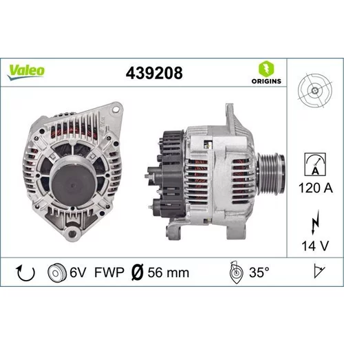 Alternátor VALEO 439208