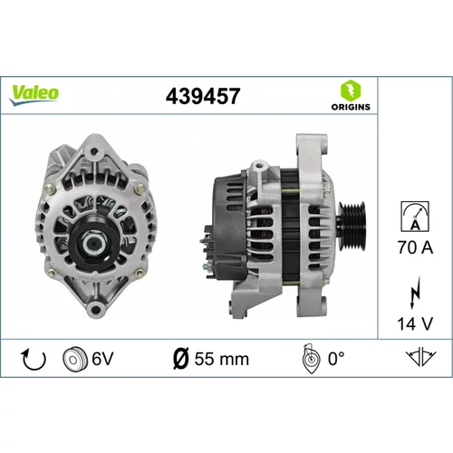 Alternátor VALEO 439457