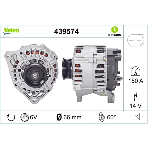 Alternátor VALEO 439574