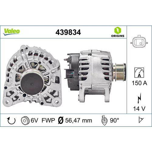 Alternátor VALEO 439834
