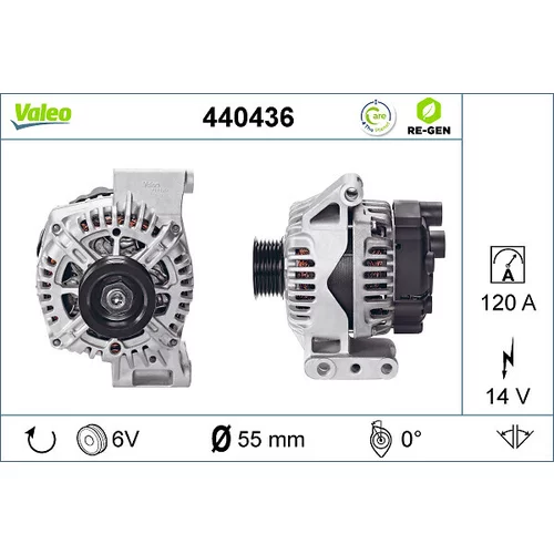 Alternátor VALEO 440436