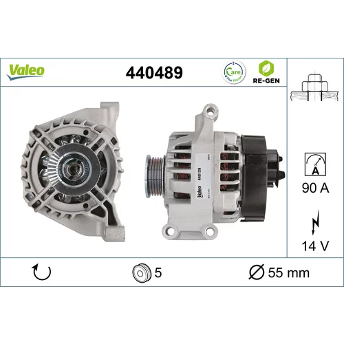 Alternátor 440489 /VALEO/