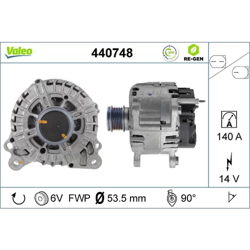 Alternátor VALEO 440748