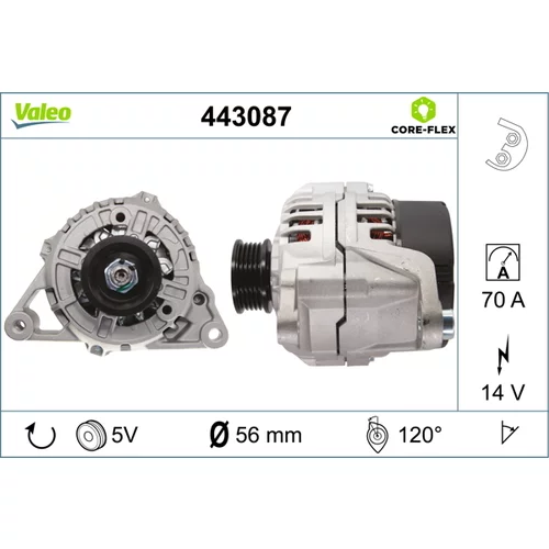 Alternátor VALEO 443087
