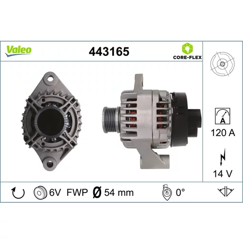 Alternátor VALEO 443165