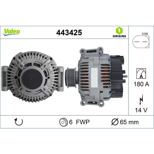 Alternátor VALEO 443425
