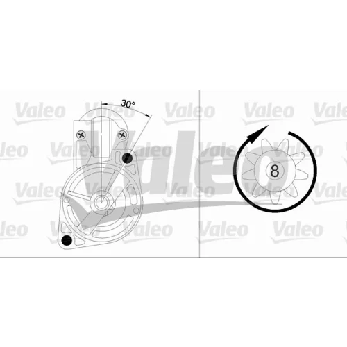 Štartér 455965 /VALEO/ - obr. 1