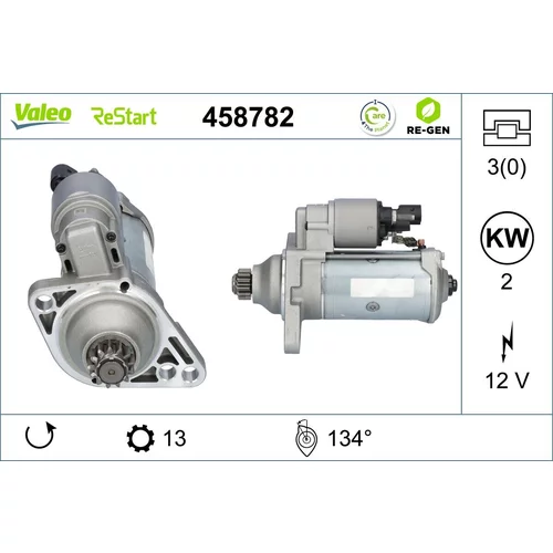 Štartér VALEO 458782