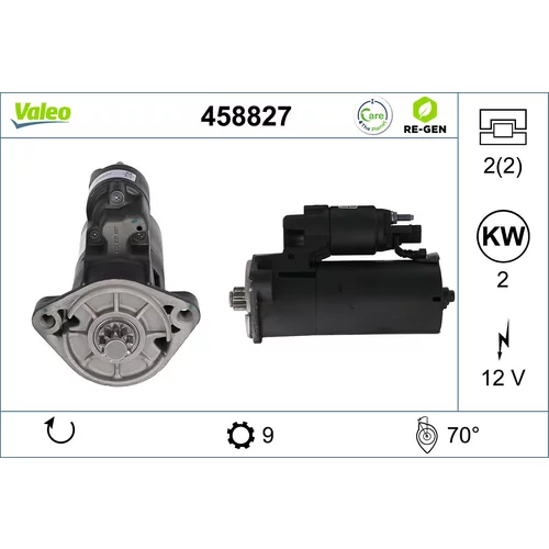Štartér VALEO 458827