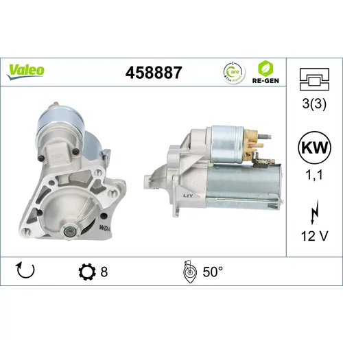 Štartér VALEO 458887