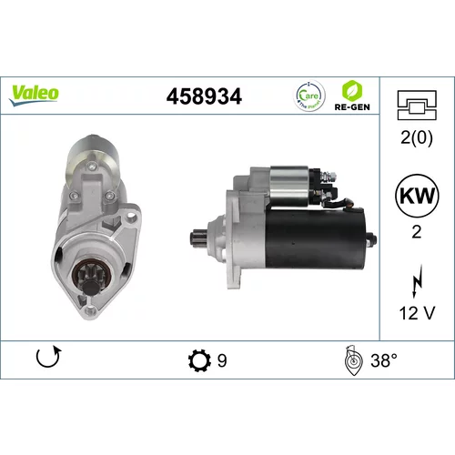 Štartér VALEO 458934