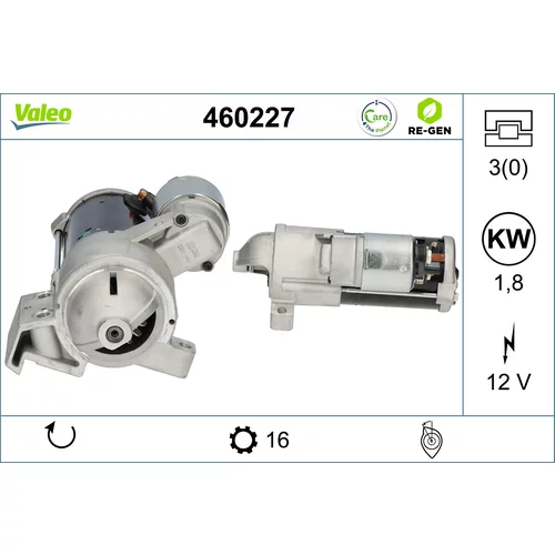 Štartér VALEO 460227