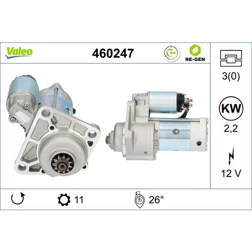 Štartér VALEO 460247
