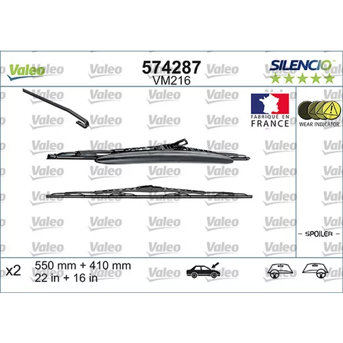 Stieracia lišta 574287 /VALEO/ - obr. 1