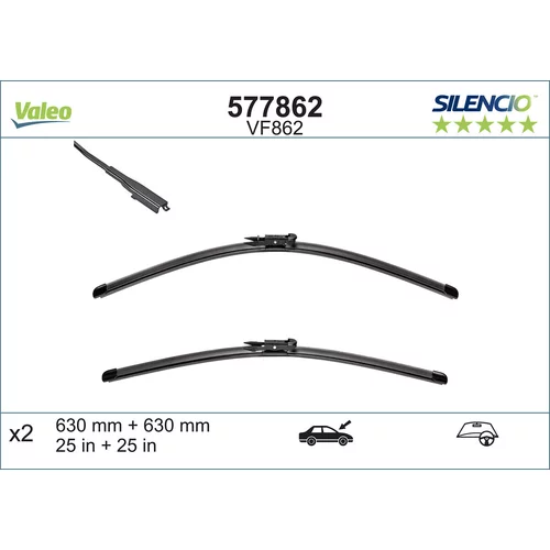 Stieracia lišta VALEO 577862