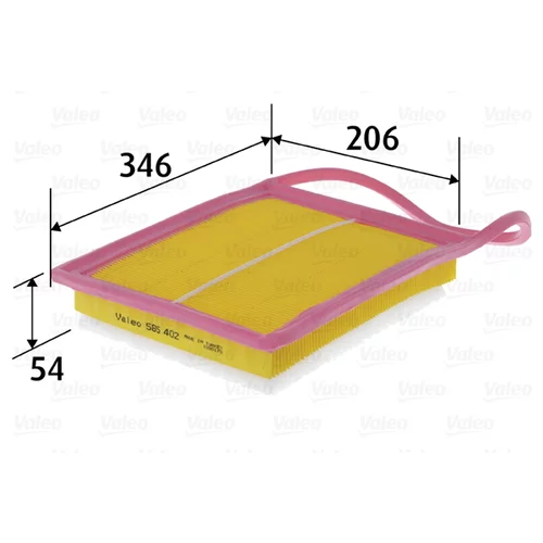 Vzduchový filter VALEO 585402