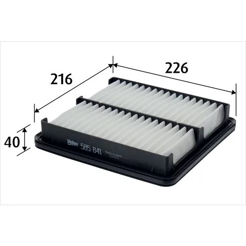 Vzduchový filter VALEO 585841