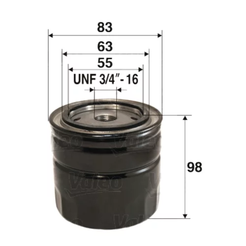 Olejový filter VALEO 586071