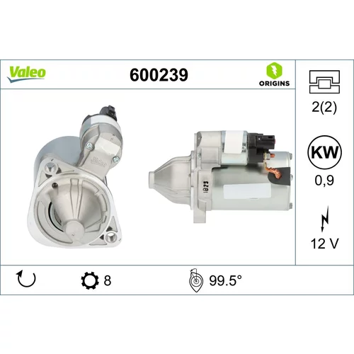 Štartér VALEO 600239