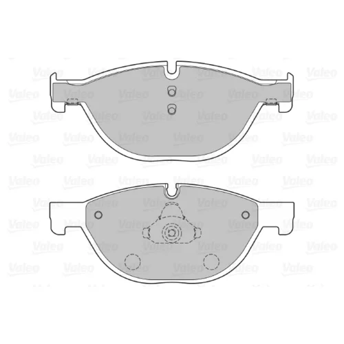 Sada brzdových platničiek kotúčovej brzdy 601136 /VALEO/ - obr. 1