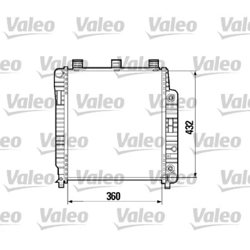 Chladič motora VALEO 732469