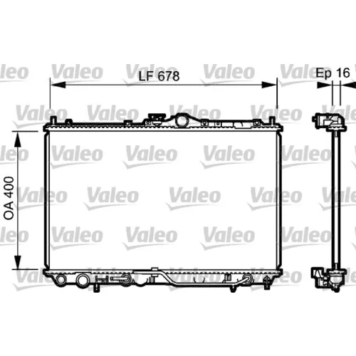 Chladič motora VALEO 734480