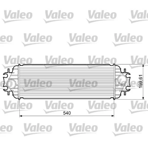 Chladič plniaceho vzduchu VALEO 817554