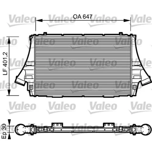 Chladič plniaceho vzduchu VALEO 817998