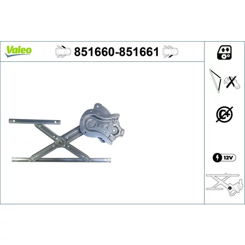 Mechanizmus zdvíhania okna VALEO 851660