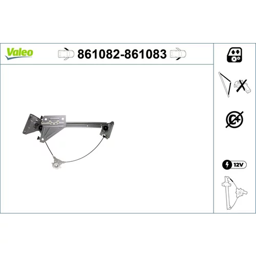Mechanizmus zdvíhania okna VALEO 861082