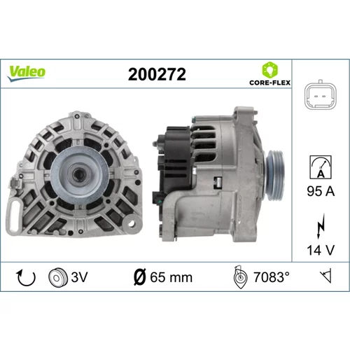 Alternátor 200272 /VALEO/