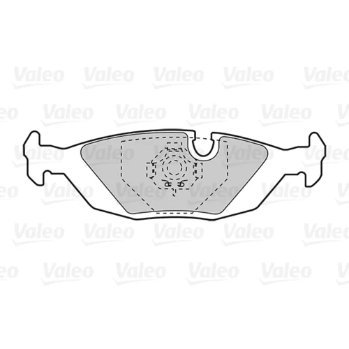 Sada brzdových platničiek kotúčovej brzdy 301103 /VALEO/ - obr. 1