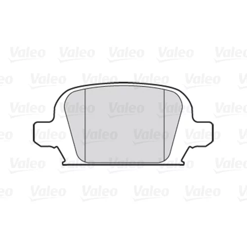 Sada brzdových platničiek kotúčovej brzdy 301457 /VALEO/ - obr. 1