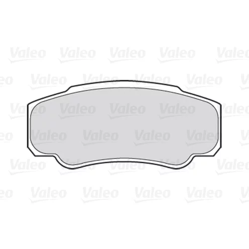 Sada brzdových platničiek kotúčovej brzdy 301570 /VALEO/ - obr. 1