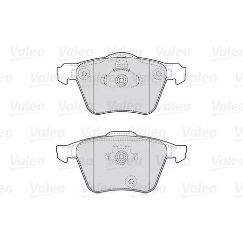 Sada brzdových platničiek kotúčovej brzdy 301657 /VALEO/ - obr. 1