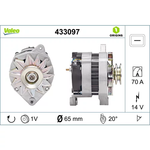 Alternátor VALEO 433097