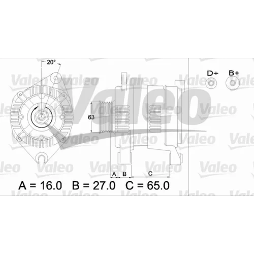 Alternátor 436340 /VALEO/ - obr. 6