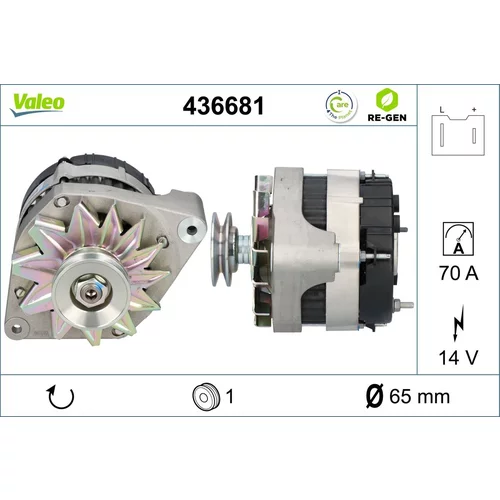 Alternátor VALEO 436681