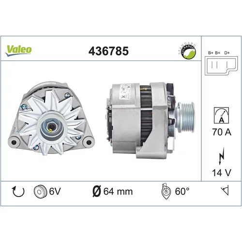 Alternátor VALEO 436785