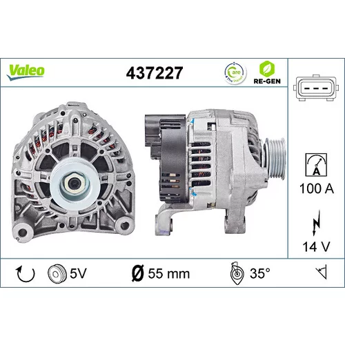 Alternátor VALEO 437227