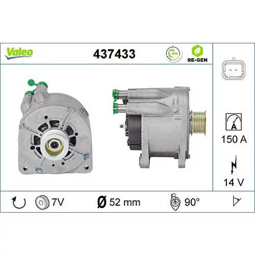 Alternátor VALEO 437433