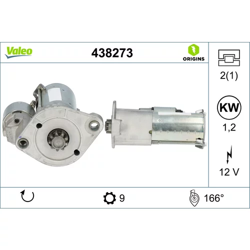 Štartér VALEO 438273