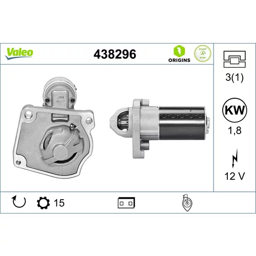 Štartér 438296 /VALEO/