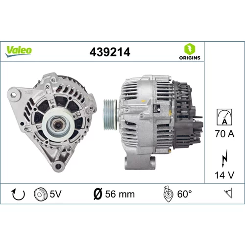 Alternátor VALEO 439214