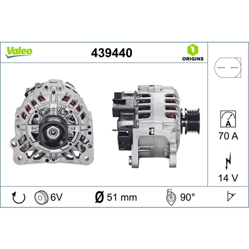 Alternátor VALEO 439440