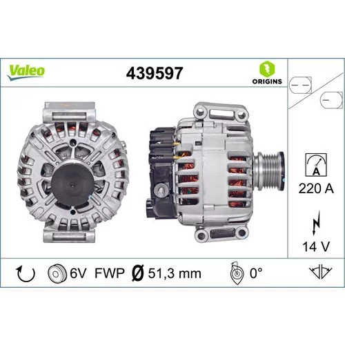 Alternátor VALEO 439597